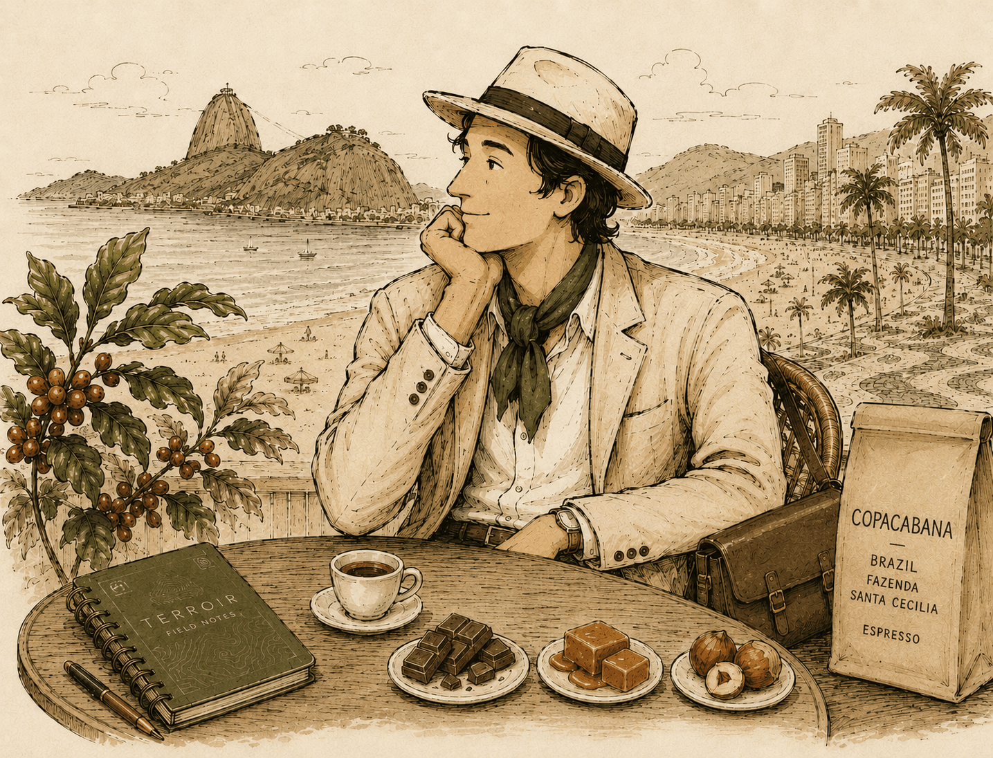 Leander with Copacabana