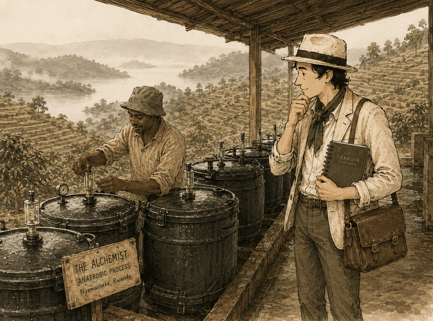 Leander with The Alchemist